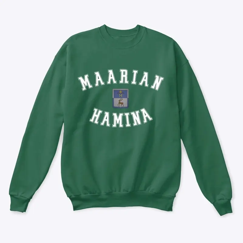 Maarianhamina Crewneck (white letters)