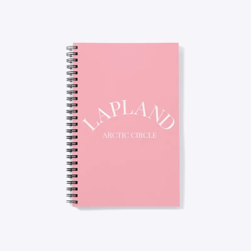 Lapland Notebook (white letters)