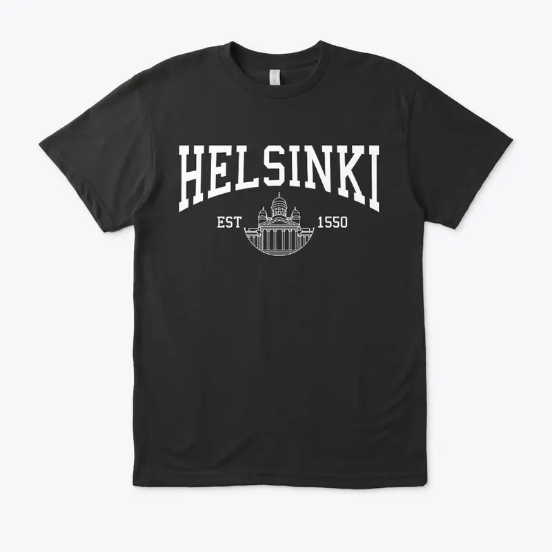 Helsinki T-Shirt (white letters)