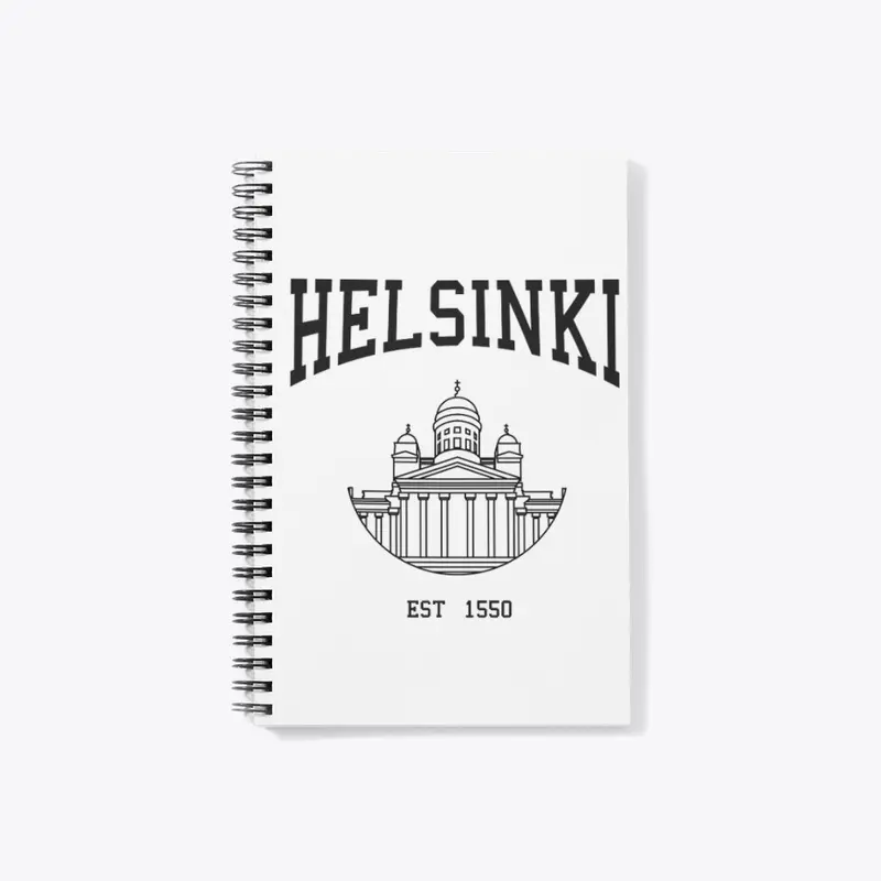 Helsinki Notebook (dark letters)