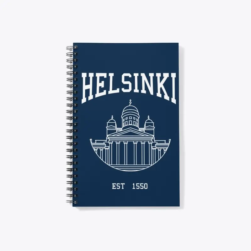 Helsinki Notebook (white letters)